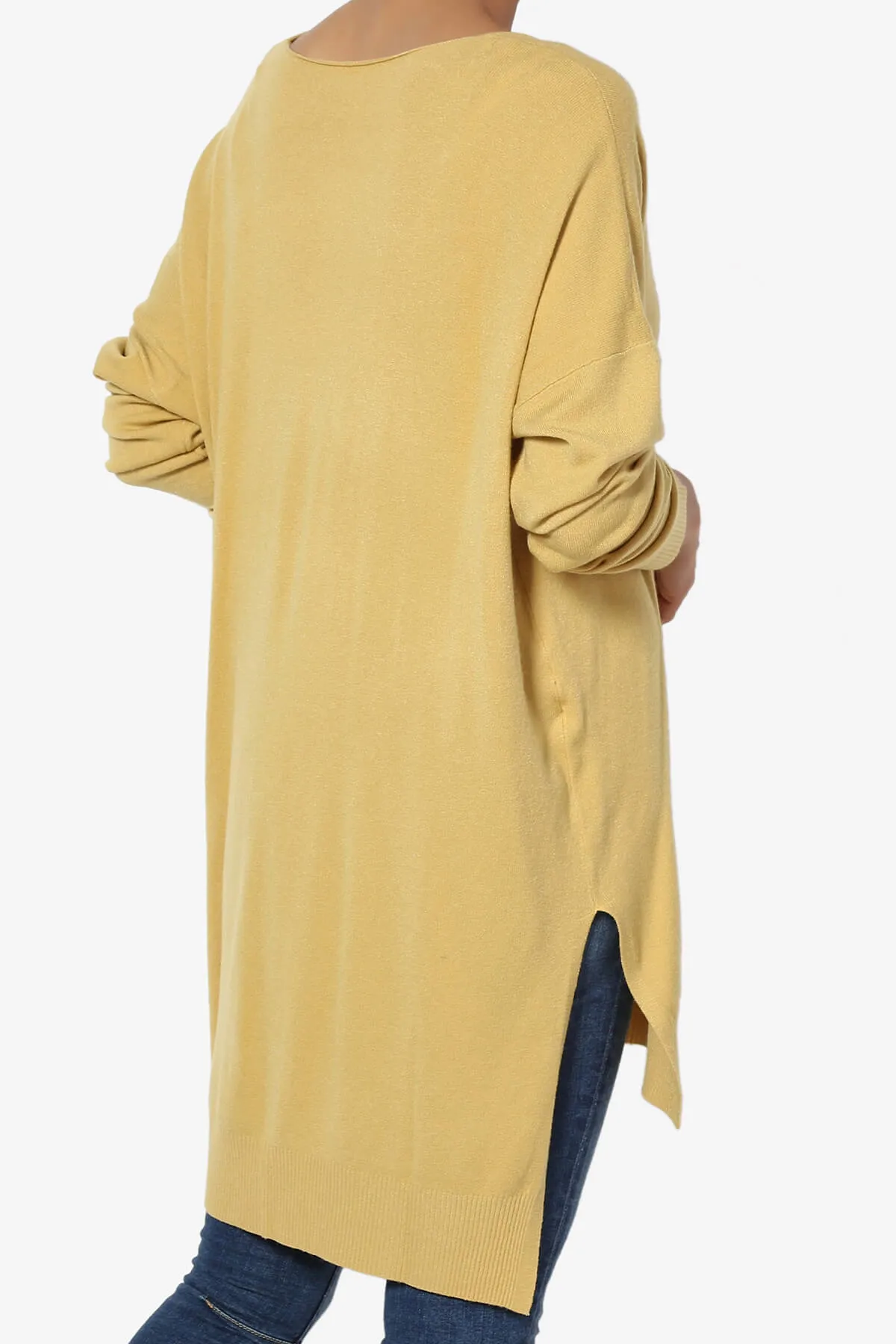 Katana Front Seam V-Neck Knit Sweater MORE COLORS