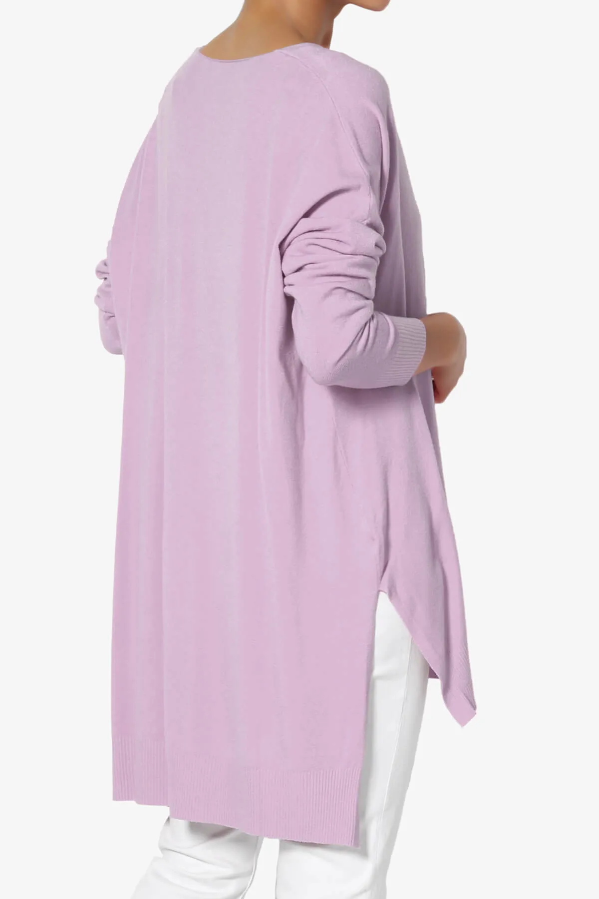 Katana Front Seam V-Neck Knit Sweater MORE COLORS