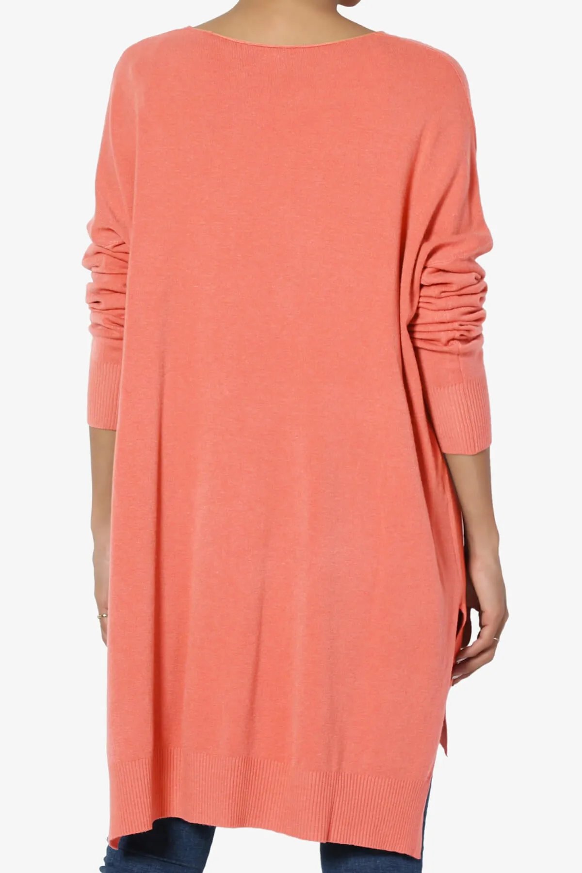 Katana Front Seam V-Neck Knit Sweater MORE COLORS