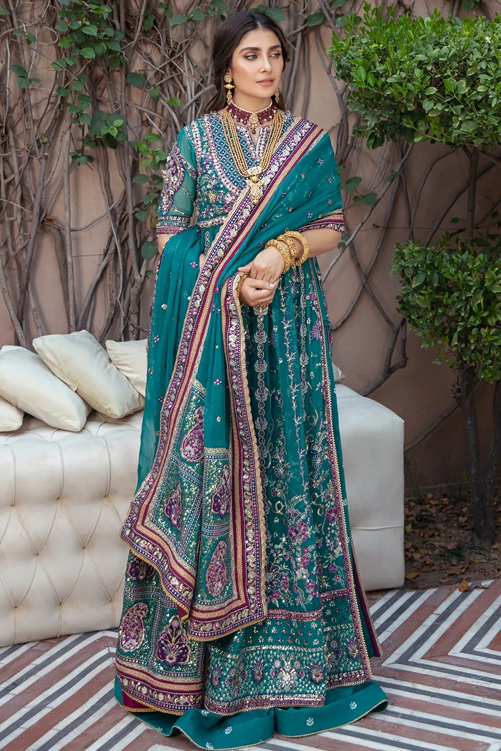 KHIRAD | Afrozeh Hayat Wedding Formals Collection 2021 | Unstitched Embroidered Chiffon Suits