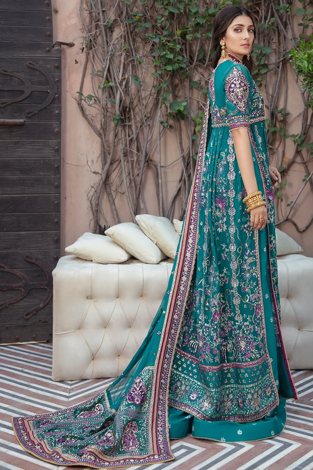KHIRAD | Afrozeh Hayat Wedding Formals Collection 2021 | Unstitched Embroidered Chiffon Suits