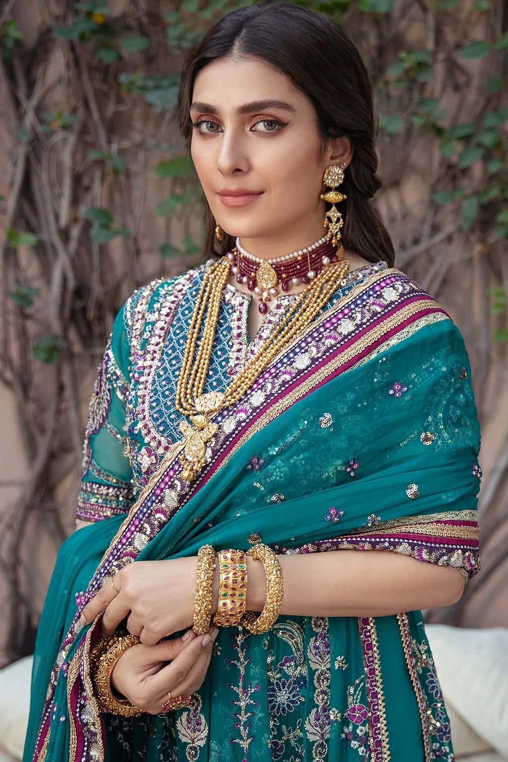 KHIRAD | Afrozeh Hayat Wedding Formals Collection 2021 | Unstitched Embroidered Chiffon Suits