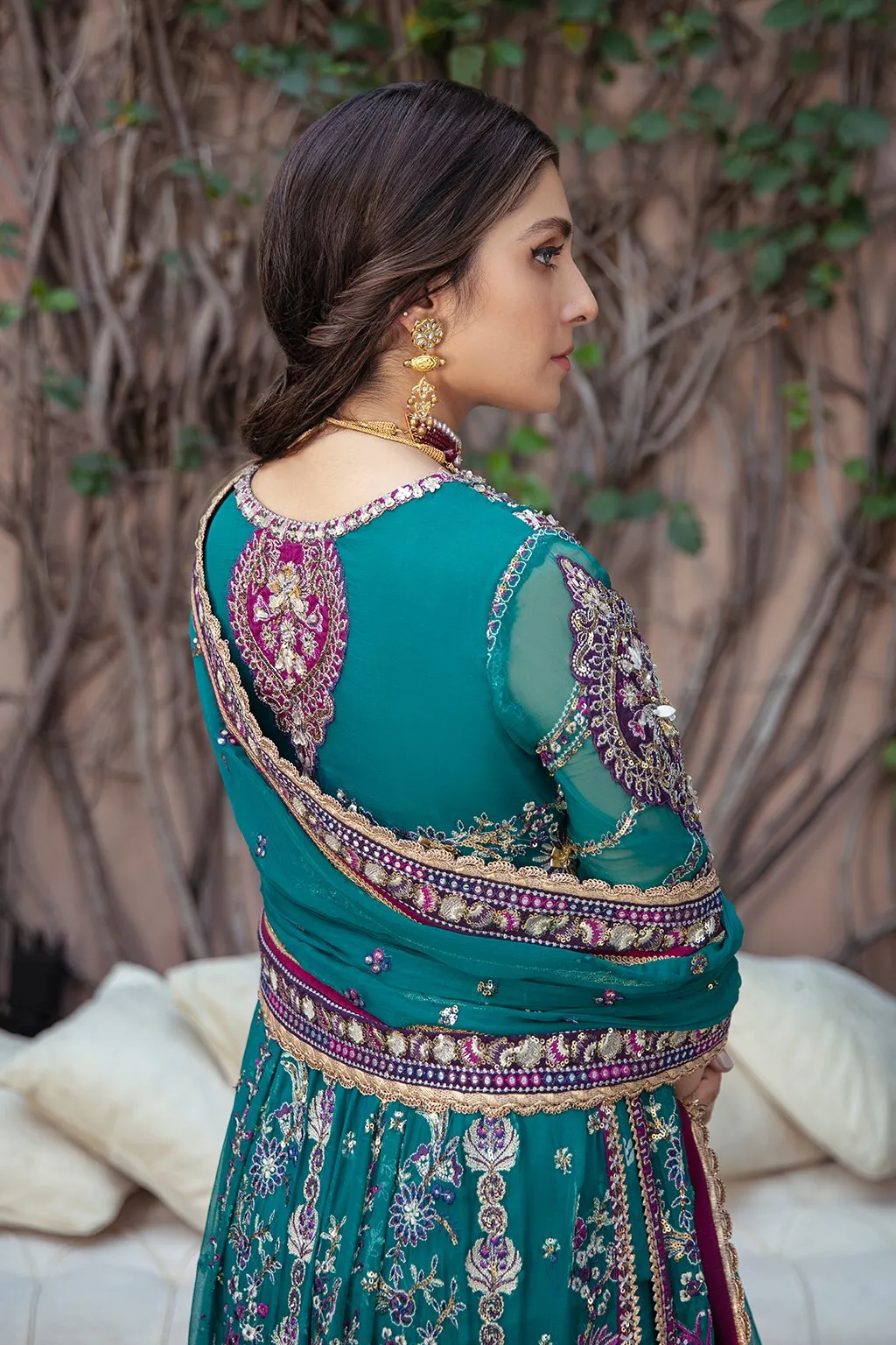 KHIRAD | Afrozeh Hayat Wedding Formals Collection 2021 | Unstitched Embroidered Chiffon Suits
