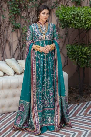 KHIRAD | Afrozeh Hayat Wedding Formals Collection 2021 | Unstitched Embroidered Chiffon Suits
