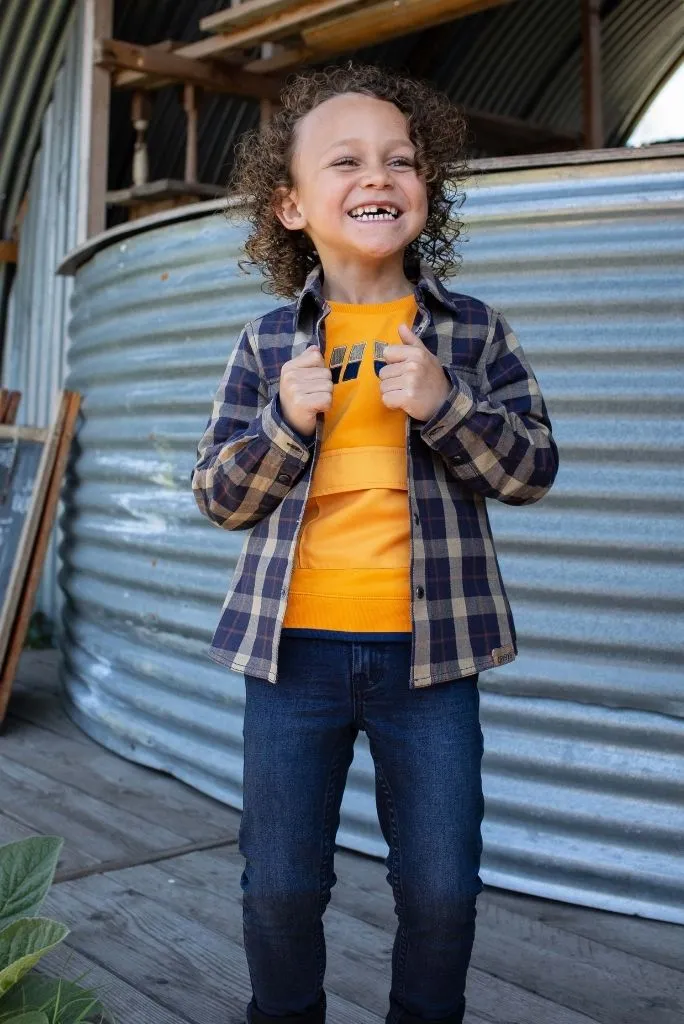 Klaas Long Sleeve Check Shirt