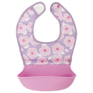 Kushies Silisoft Bib- Blossom