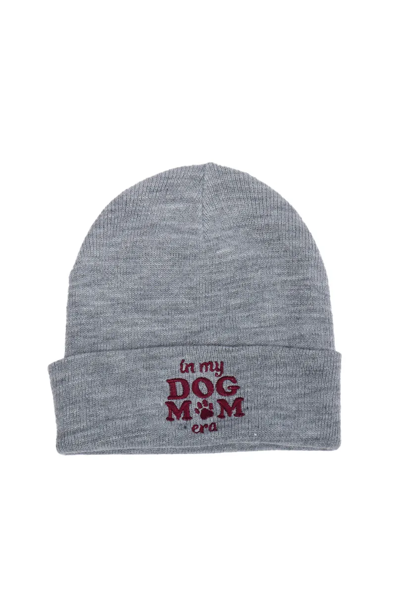 LBB3301 - In My Dog Mom Era Embroidered Beanie