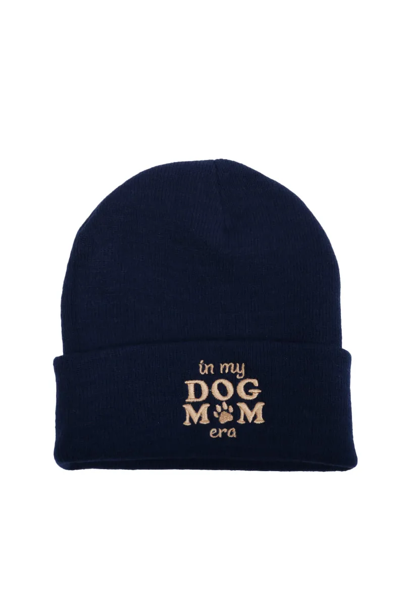 LBB3301 - In My Dog Mom Era Embroidered Beanie