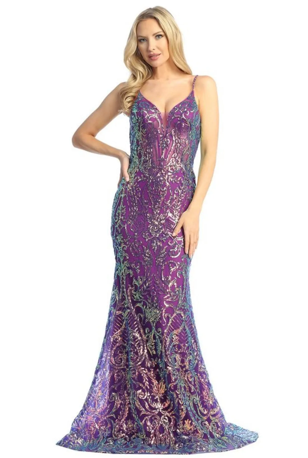 Let’s Evening Gown 7864L