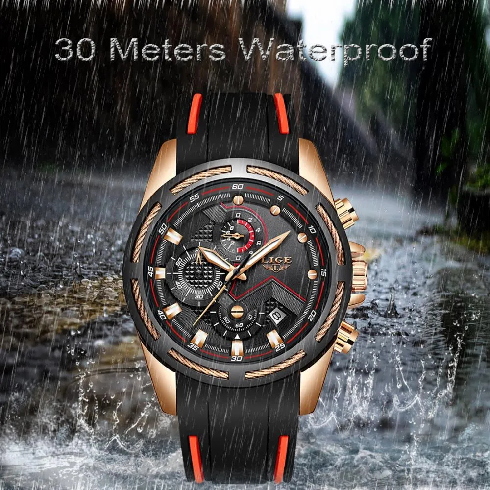 LG9957 - Fashion Silicone Sports Men's Quartz Watch