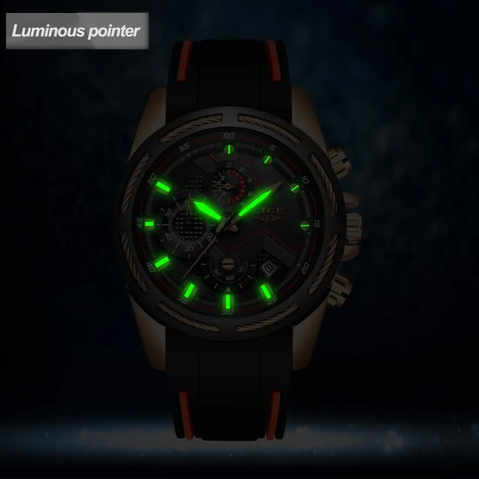 LG9957 - Fashion Silicone Sports Men's Quartz Watch