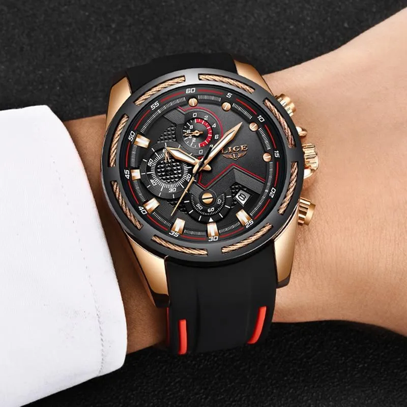 LG9957 - Fashion Silicone Sports Men's Quartz Watch