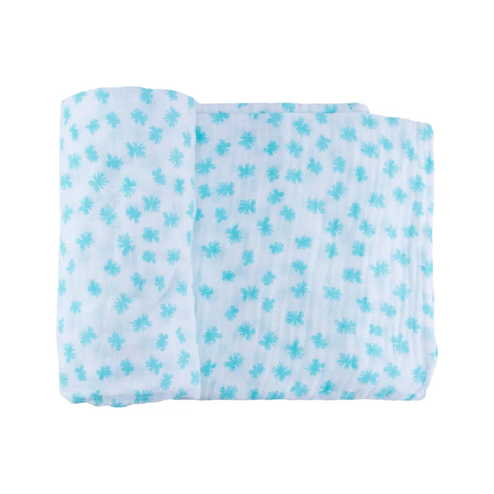 Light Blue Quick Like Bunnies Swaddle Set