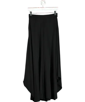 LilySilk Black Wide-legged Silk Fig Pants W26