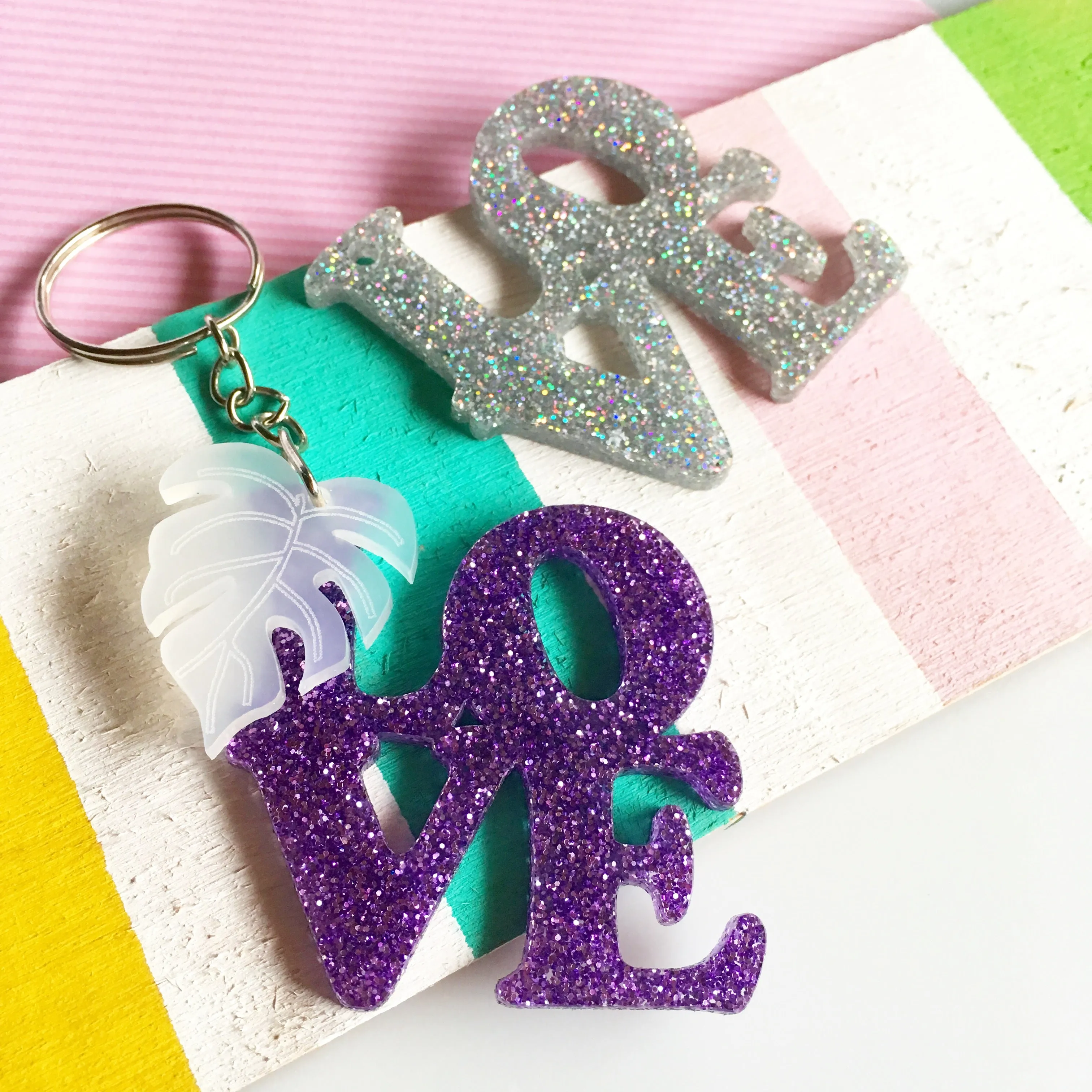 LOVE Shape, Big size / 6 Pieces, 50mm