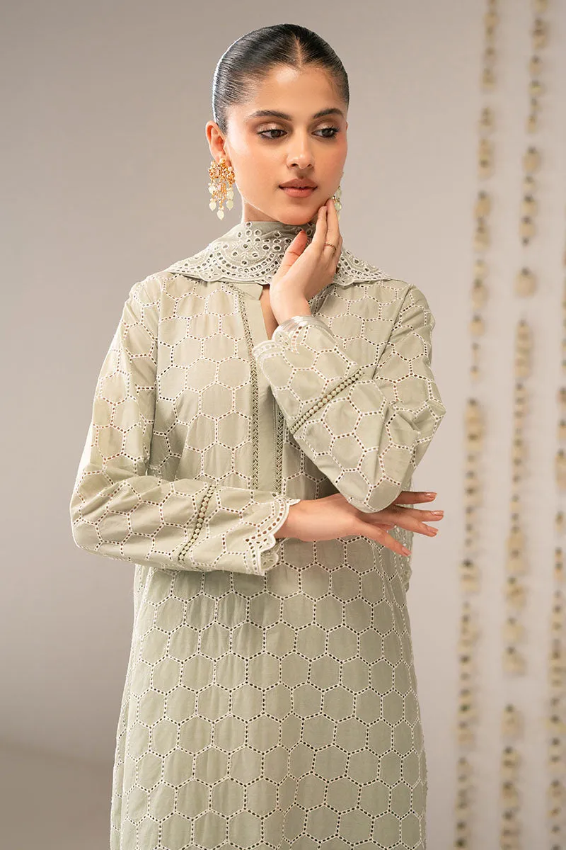 LUSH GREEN-3PC (SHIRT,TROUSER & DUPATTA)