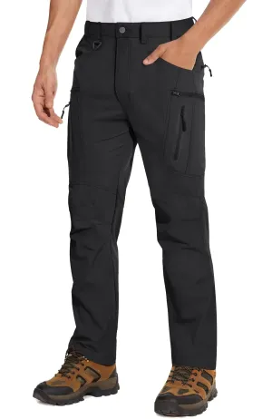 MAGCOMSEN Tactical Pants Men Big and Tall Cargo Pants Quick Dry Pants Mens Hiking Pants Golf Pants for Men Work Pants Military Pants Training Pants Outdoor Pants Black