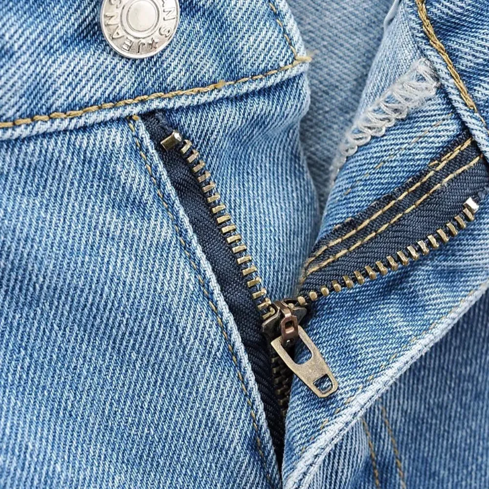 Mailani - trendy denim cargo pants for women