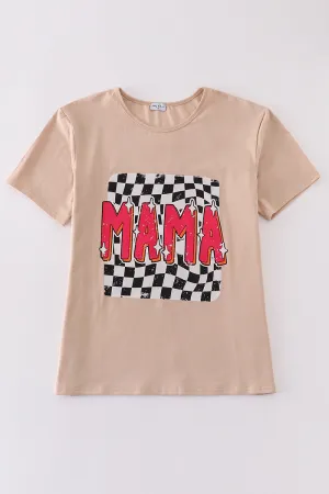 Mama Check Top