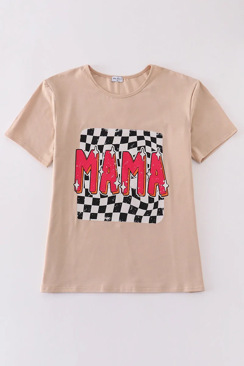 Mama Check Top