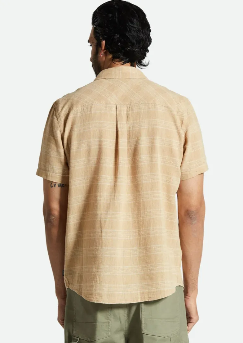 Memphis Linen Blend S/S Sand/ Off White