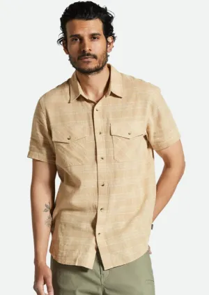 Memphis Linen Blend S/S Sand/ Off White