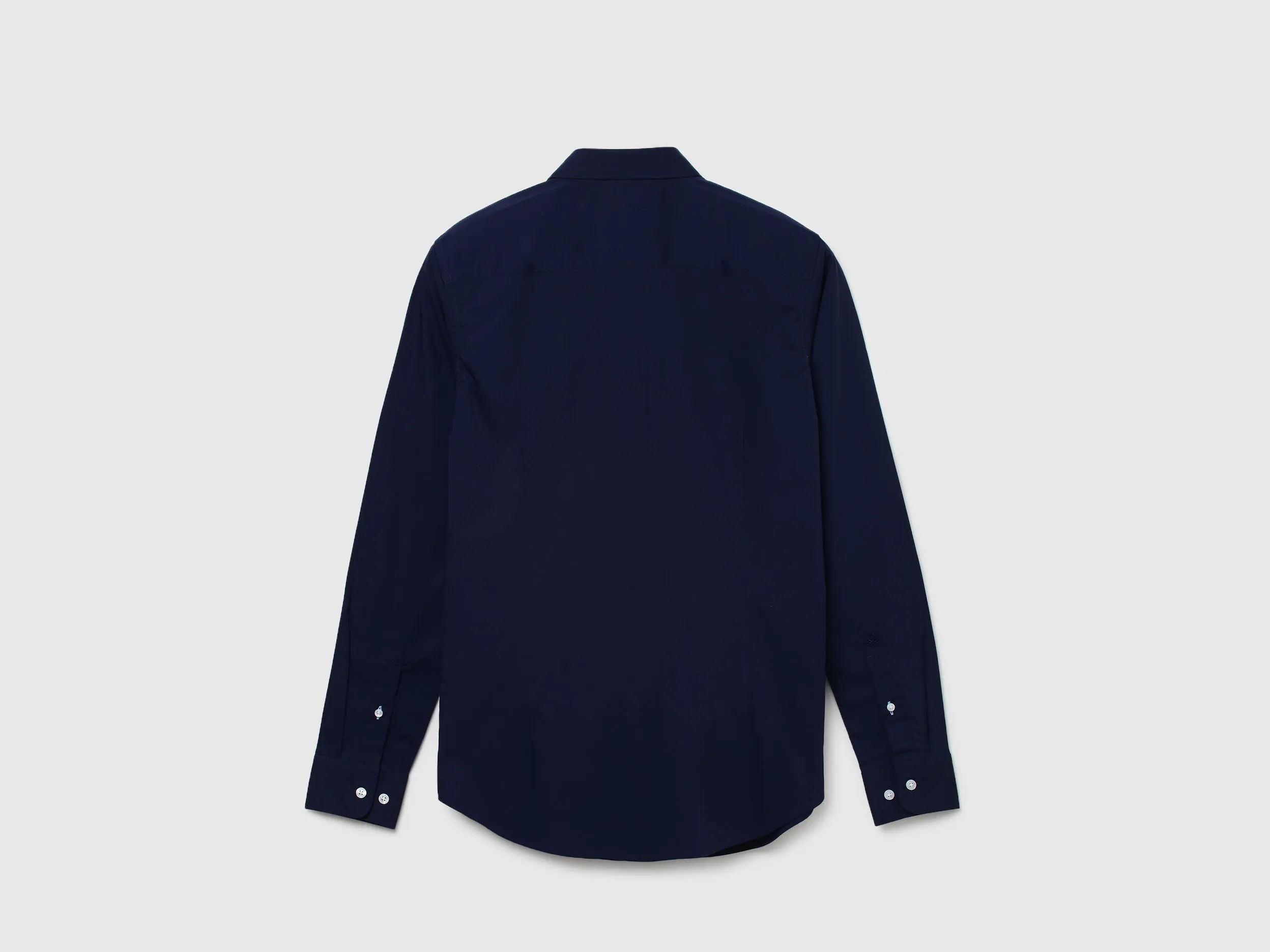 Men Colorblock Spread Collar Shirt