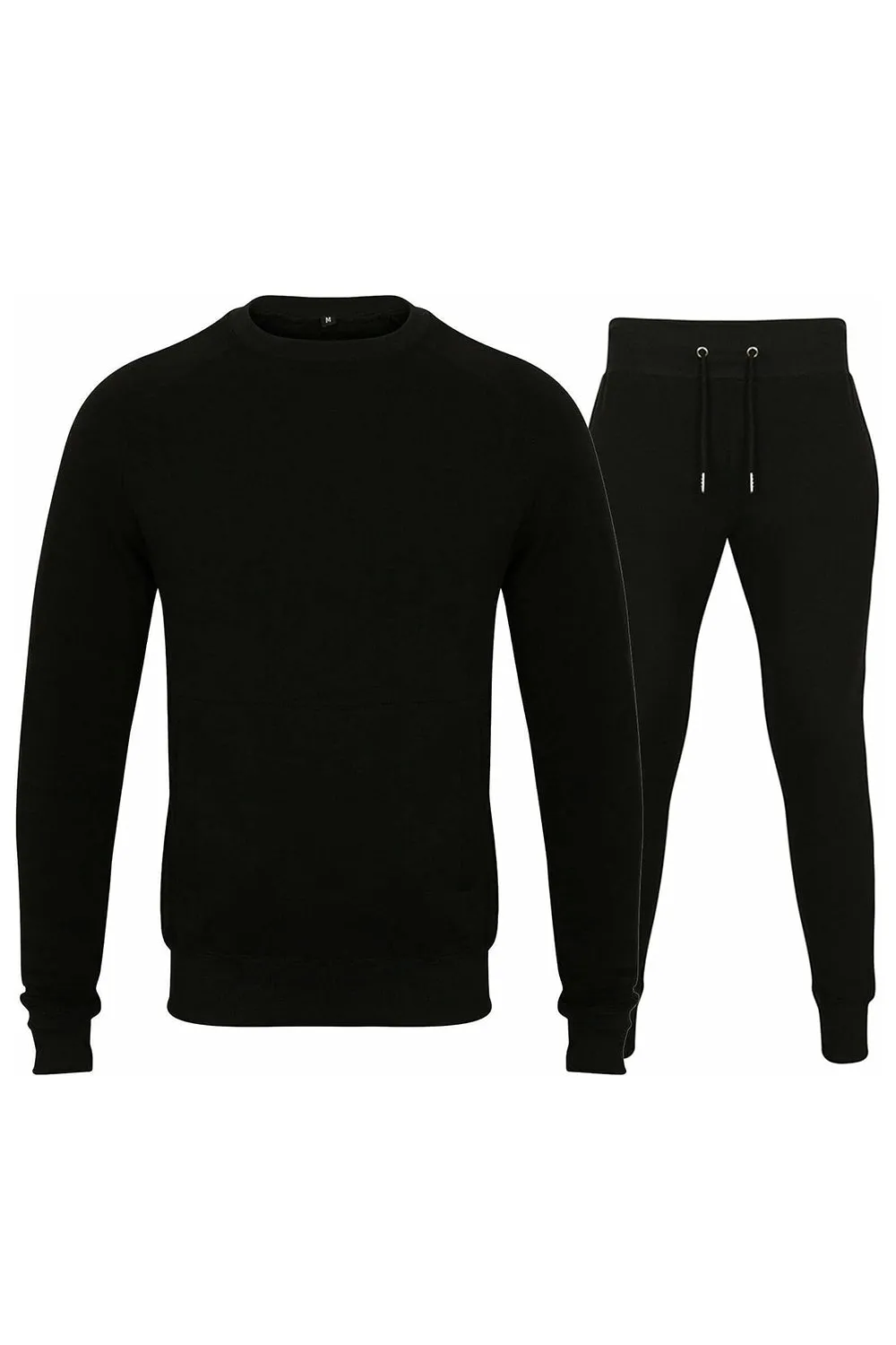 Mens Long Sleeve Fleece Tracksuit Set