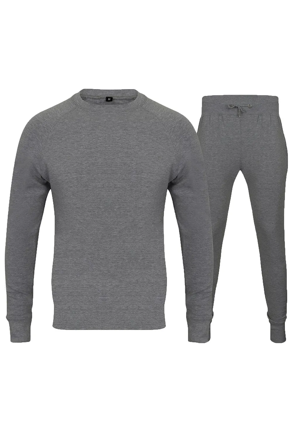 Mens Long Sleeve Fleece Tracksuit Set
