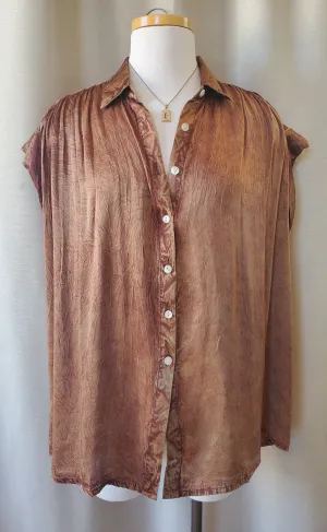 Mes Demoiselles Charleston Button Down Top