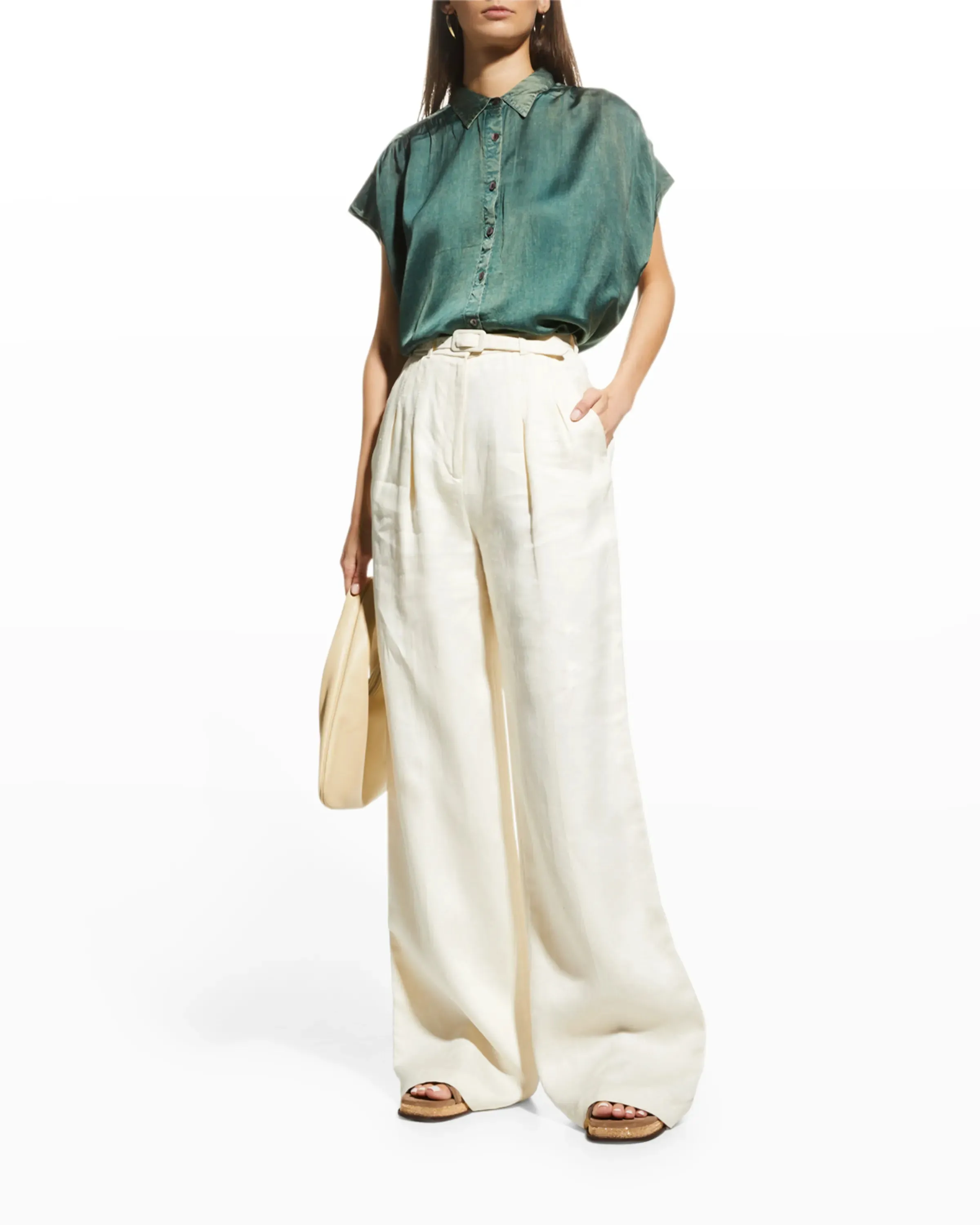 Mes Demoiselles Charleston Button Down Top
