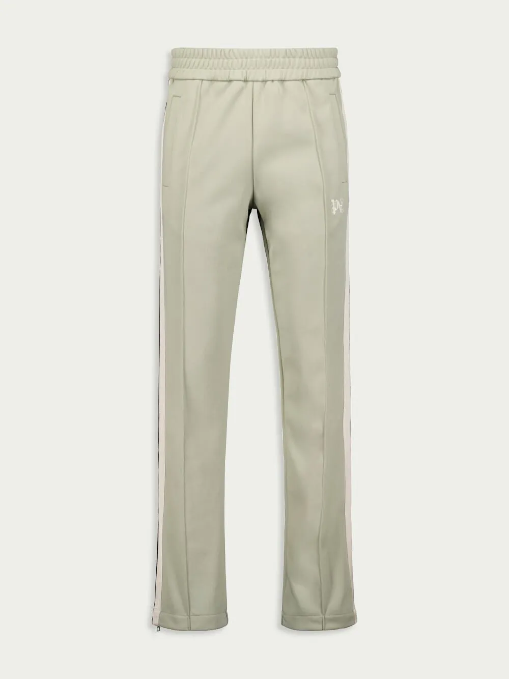 Monogram-Embroidered Striped Track Pants
