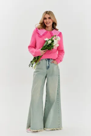 Move On wide denim pants