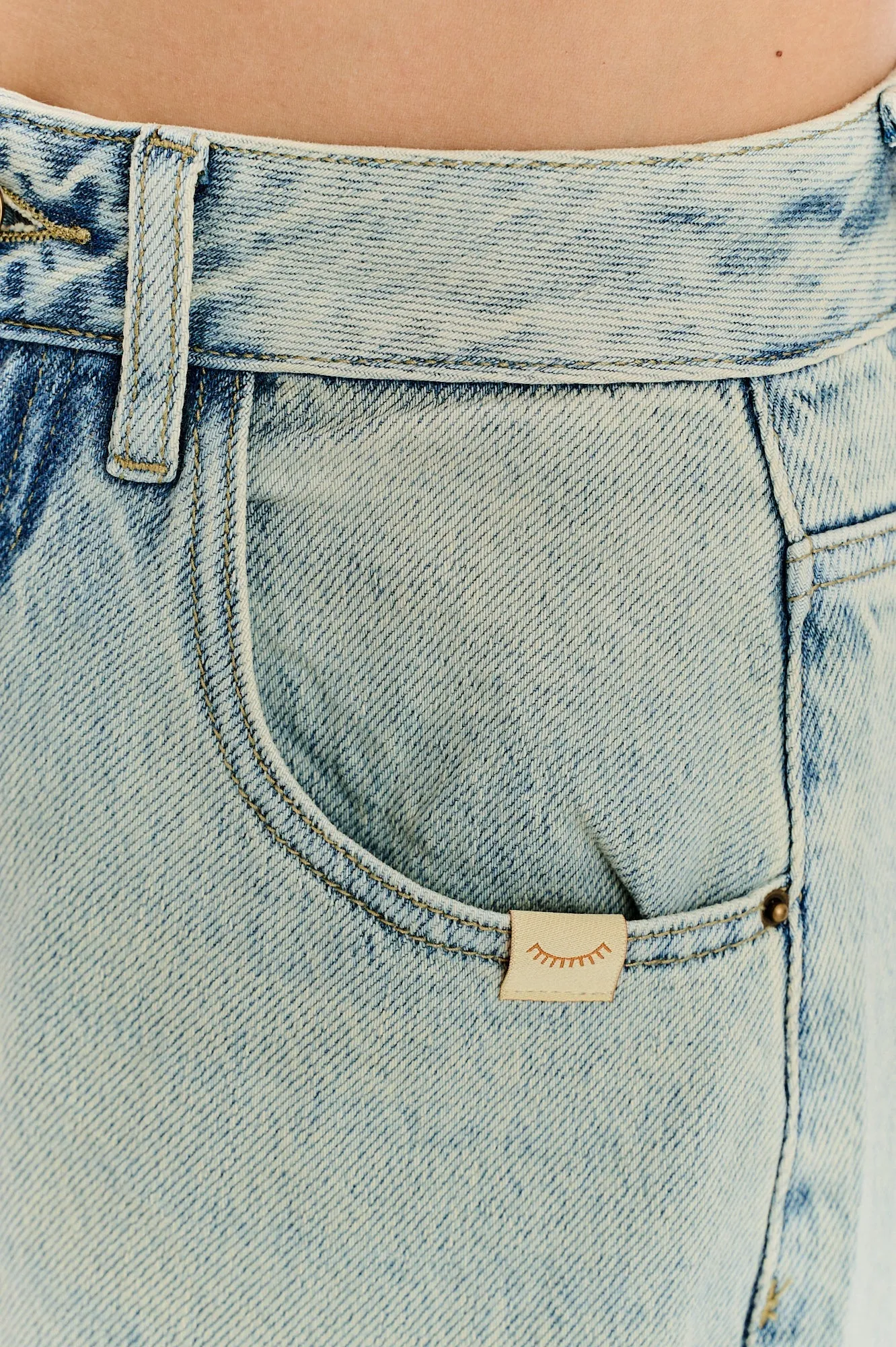 Move On wide denim pants