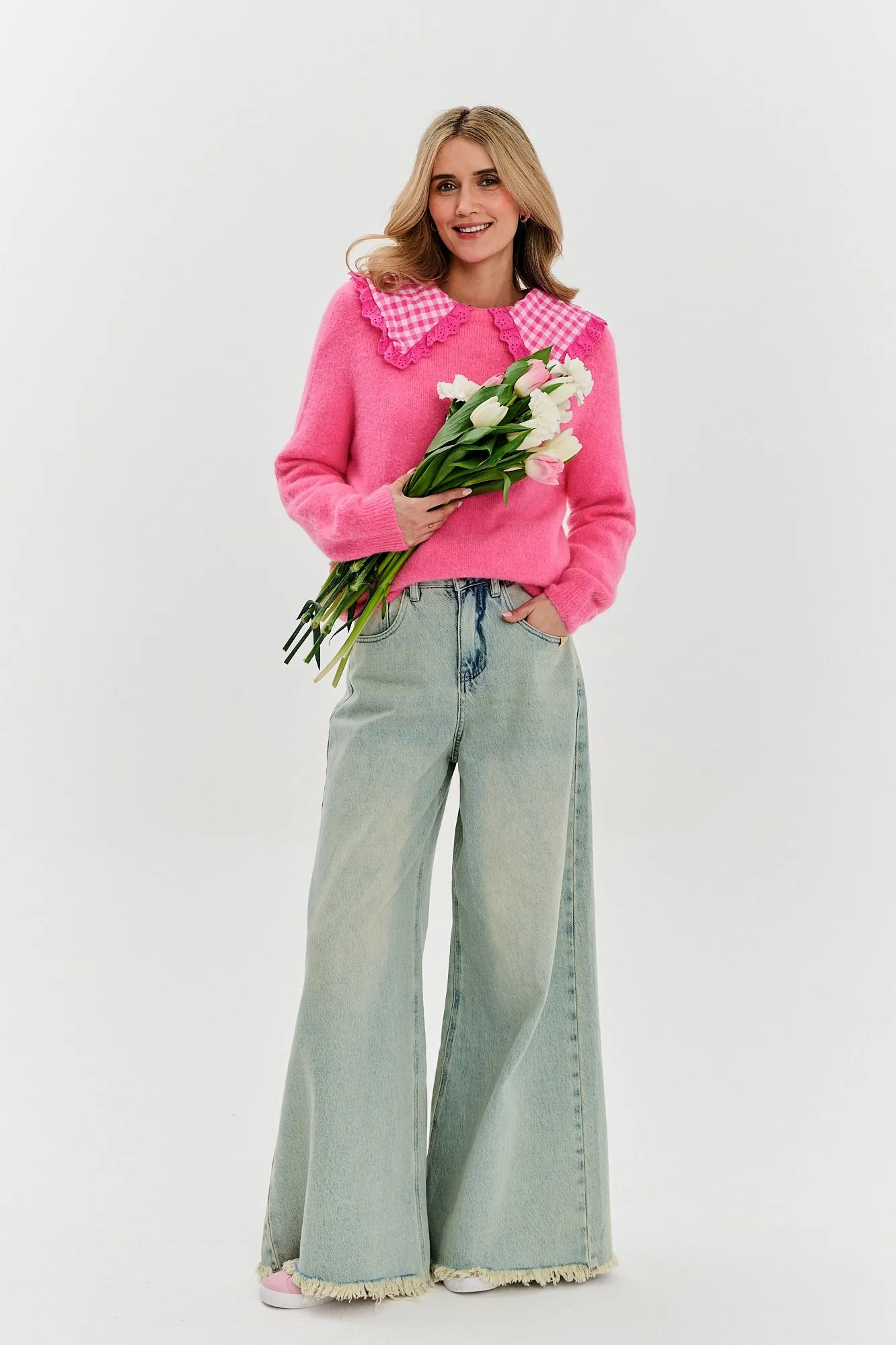 Move On wide denim pants
