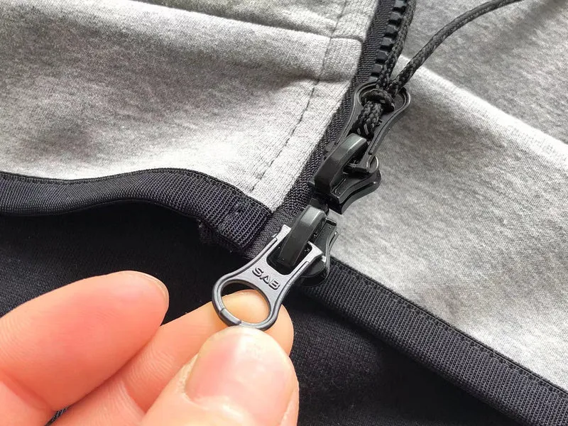 NIKE TECH FLEECE HOODIE x BLACK/GREY