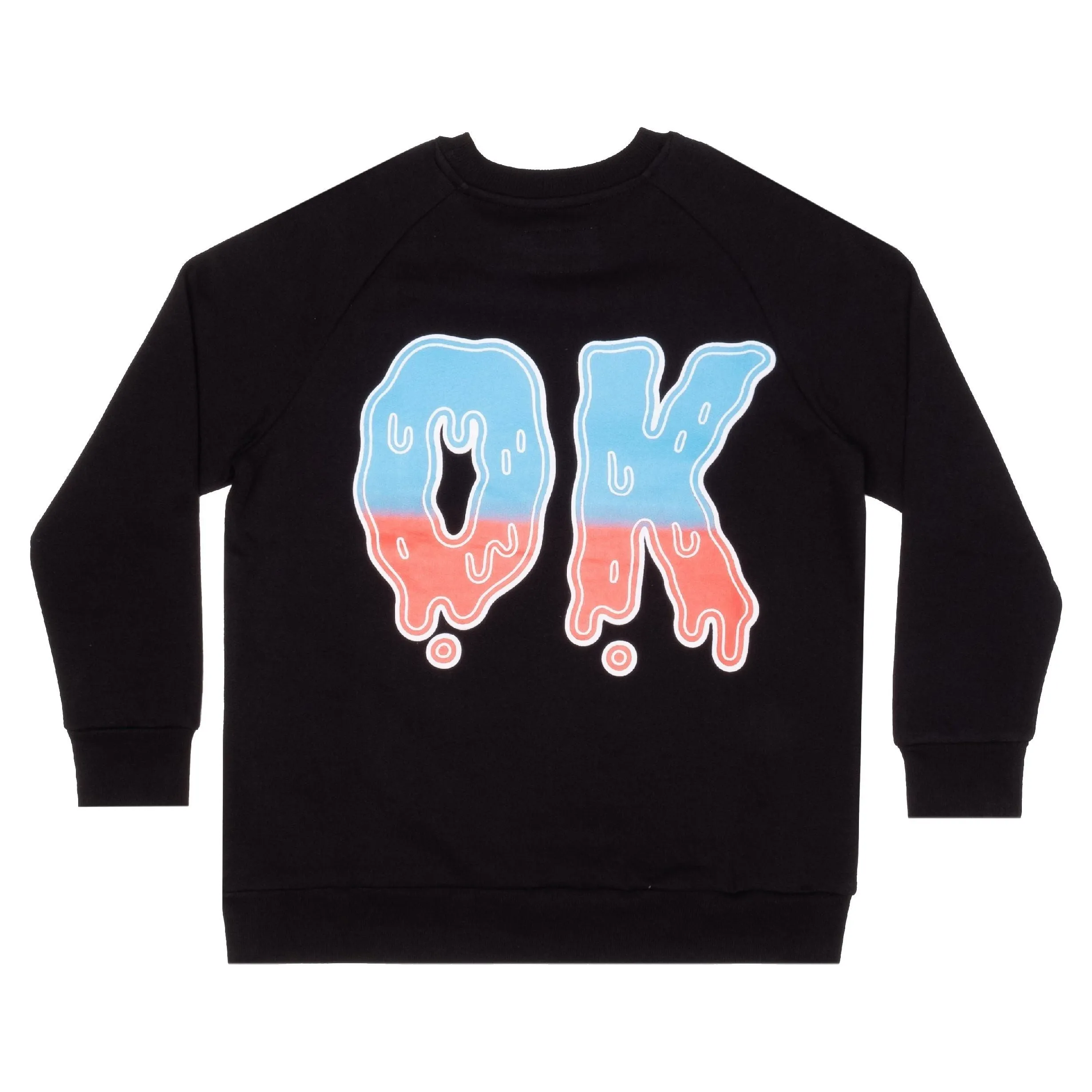 OK Gradient Fleece Raglan Crew