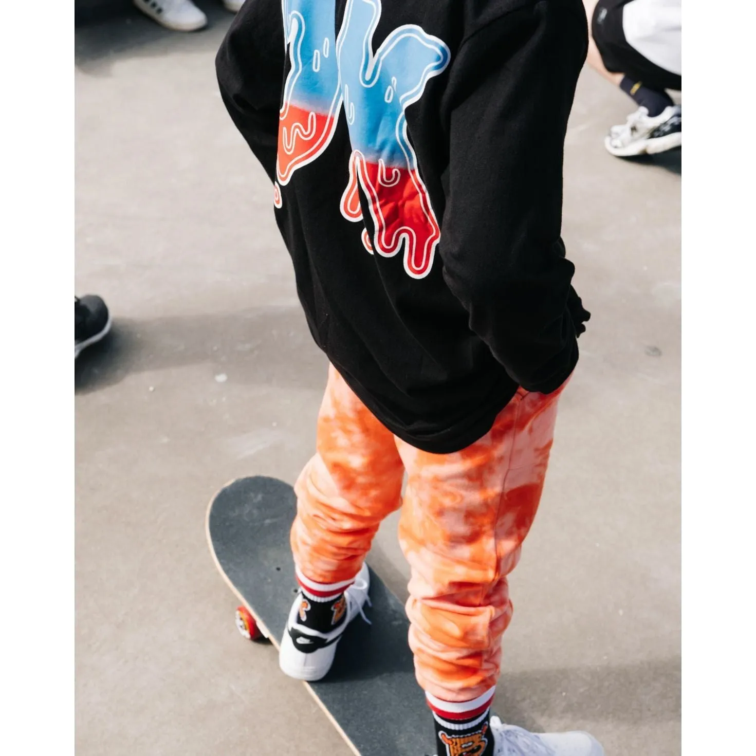 OK Gradient Fleece Raglan Crew