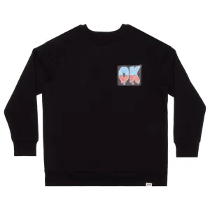 OK Gradient Fleece Raglan Crew