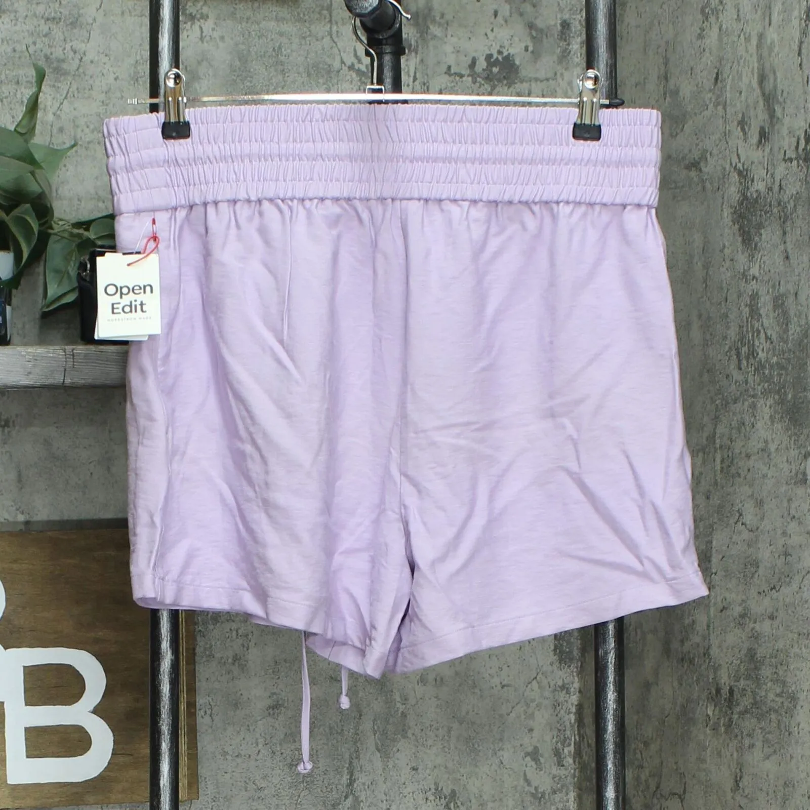 Open Edit Women's Tie Waist Shorts With Pockets