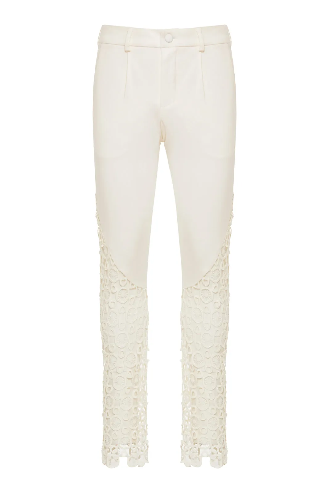 Ortensia Embroidered  Suit Off White