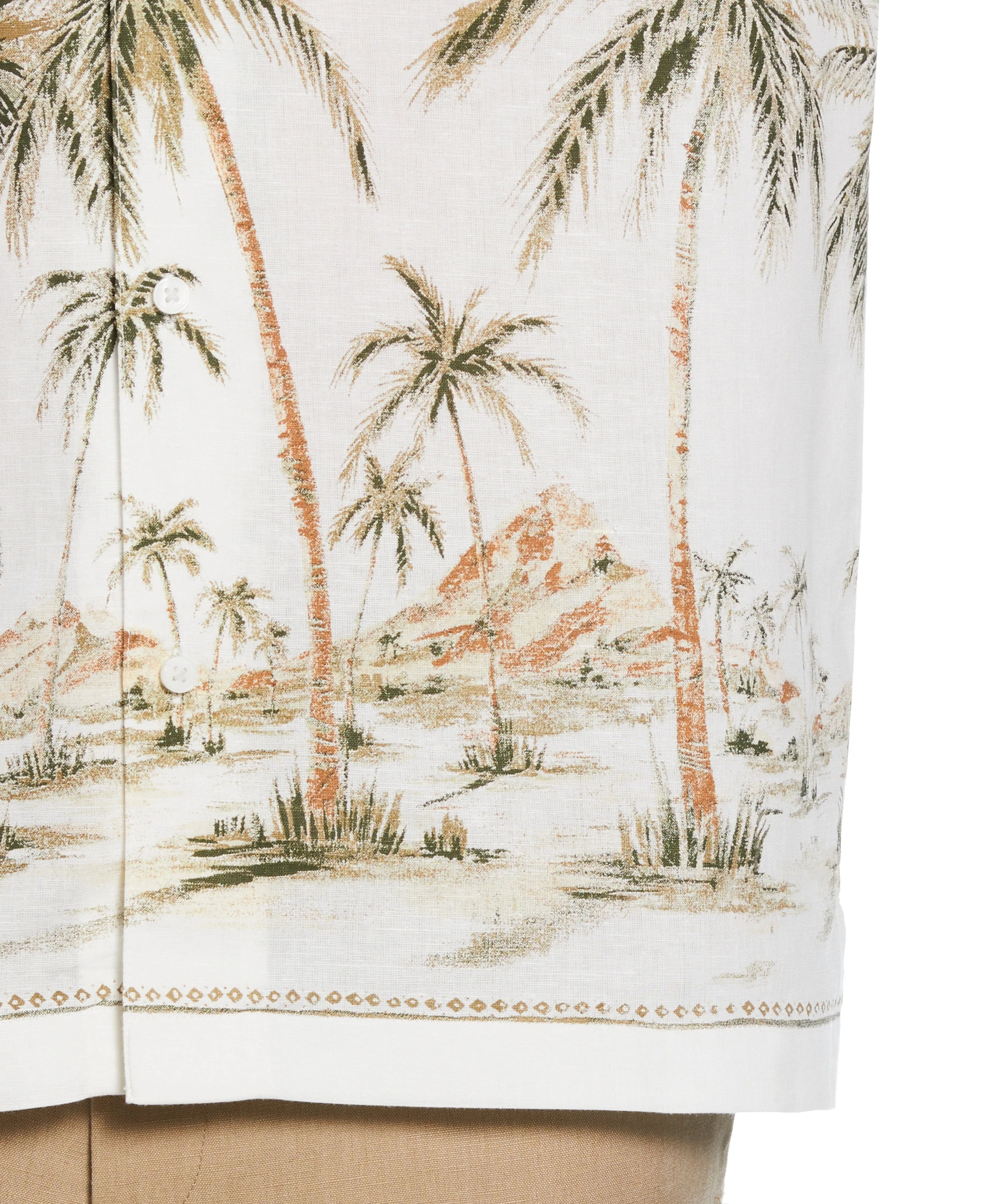Palm Print Border Shirt