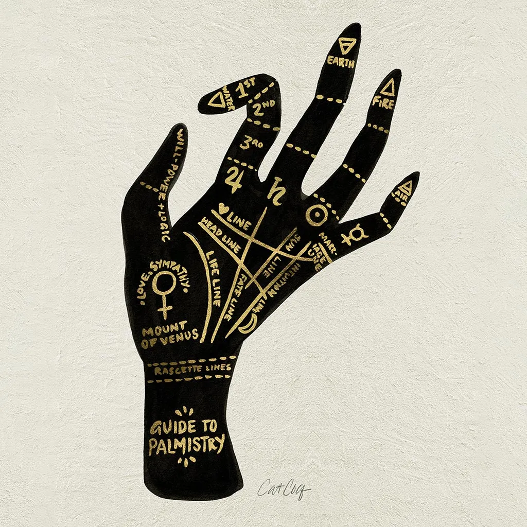 Palmistry by CatCoq Unisex Denim Jacket
