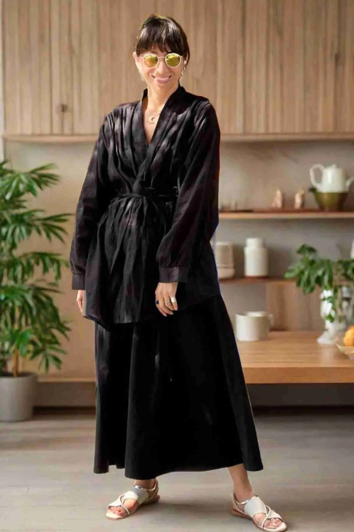 Pantalon Linen Pants (Wide Legged)