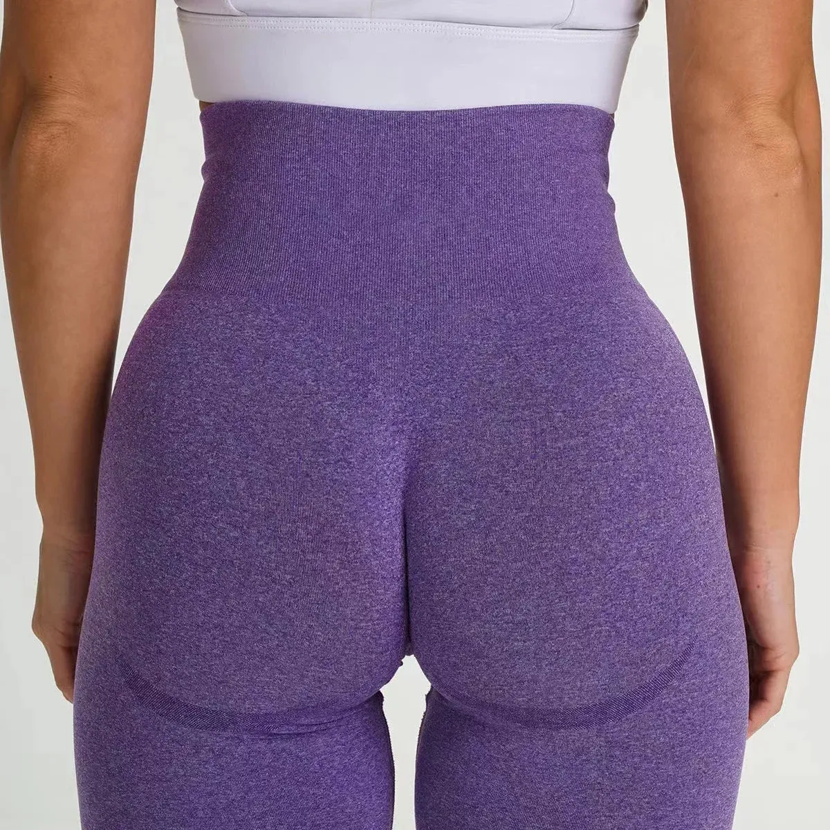 Peach Buttocks Fitness Leggings Women's Gym Sports Tight Running Shorts Hip Three-point Pants High Waist Seamless Yoga Shorts