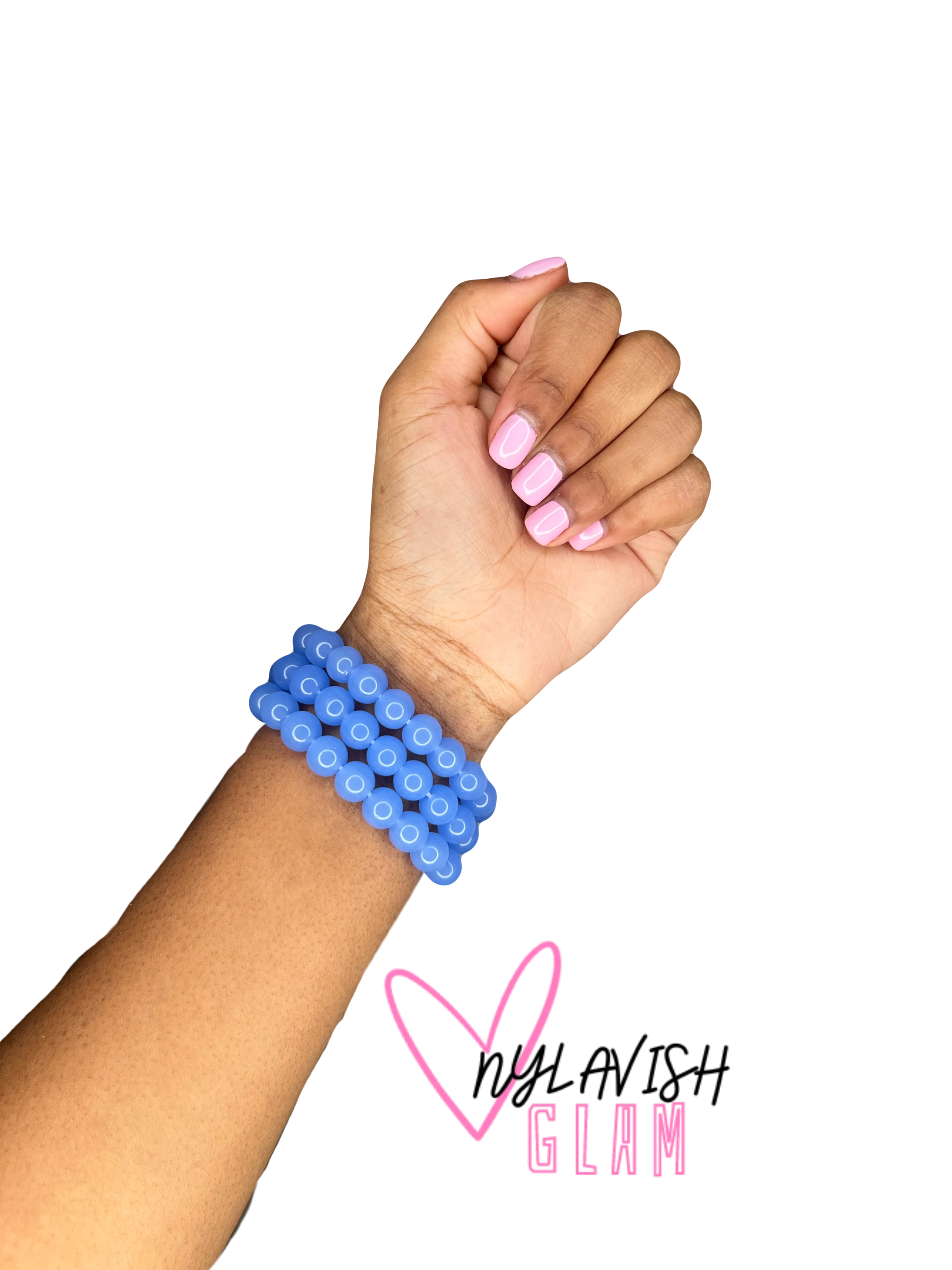 Periwinkle Beaded Bracelet