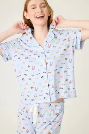 PJ Salvage Whimsy Set Blue Whisper