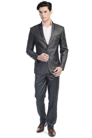 Poly Viscose Black Suit