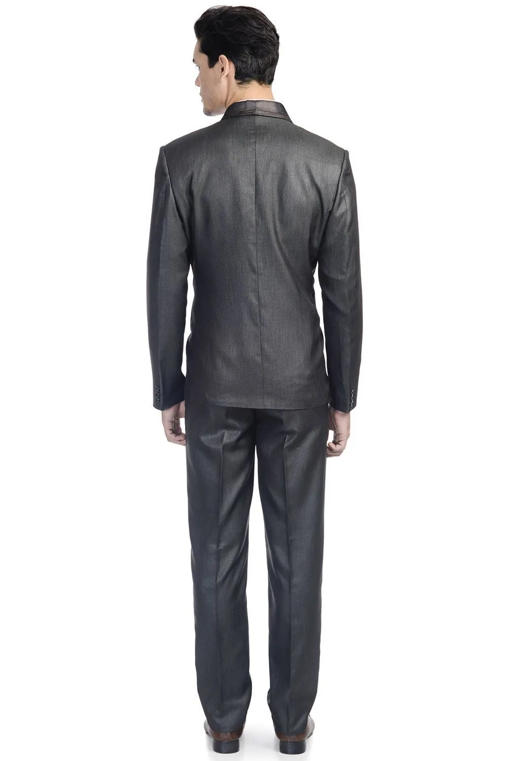 Poly Viscose Black Suit