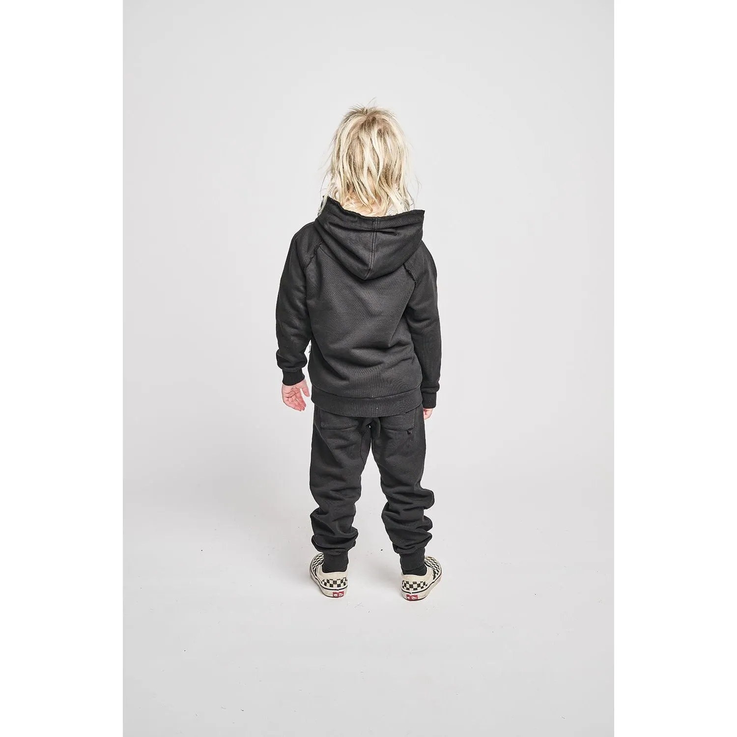 Poplin Patch Pant - Washed Black